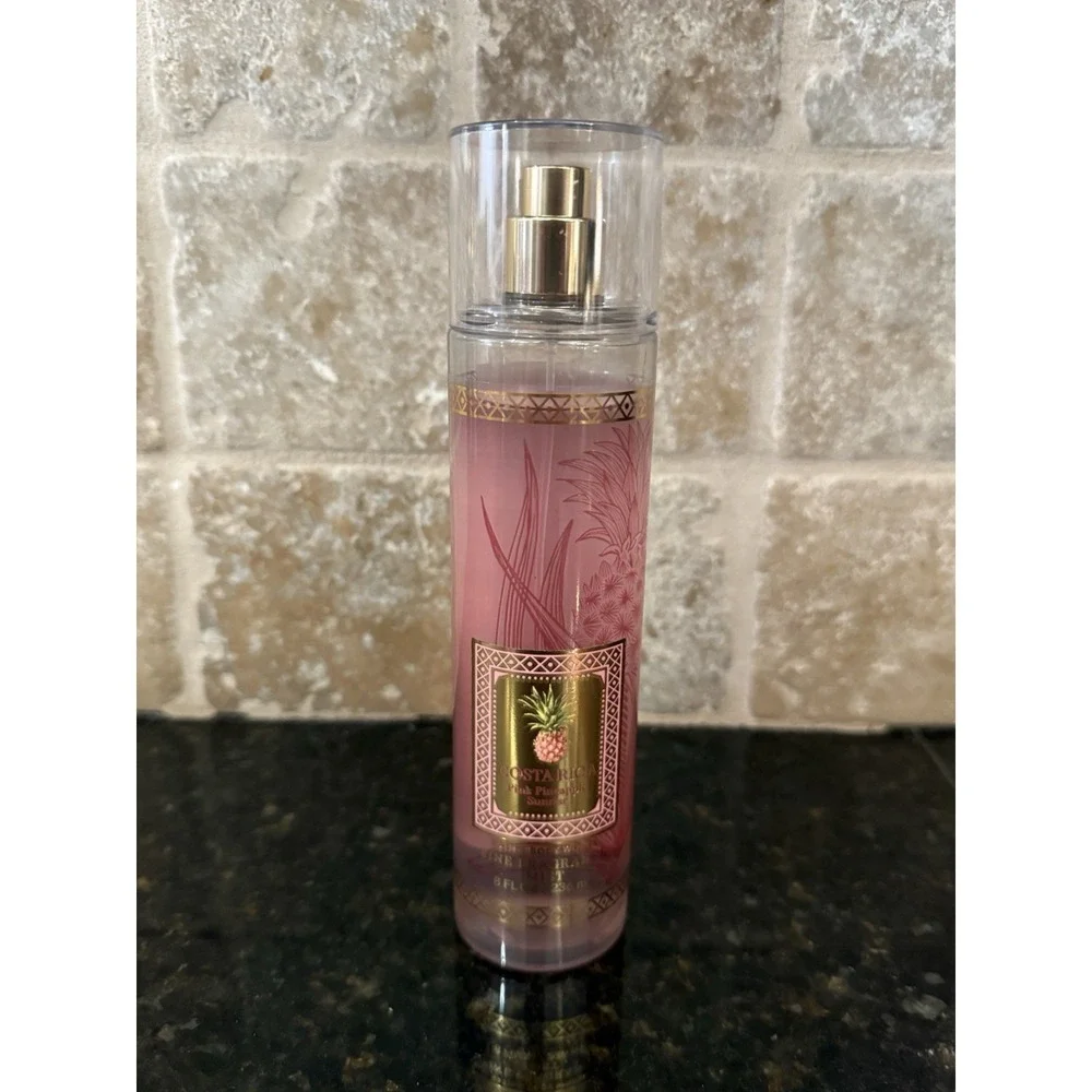 BATH & BODY WORKS COSTA RICA PINK PINEAPPLE SUNRISE BODY MIST‎ SPRAY 8 FL OZ